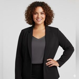 Susan Graver Classic Black Blazer